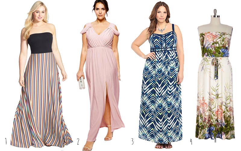 Maxi dress for apple shaped outlet body